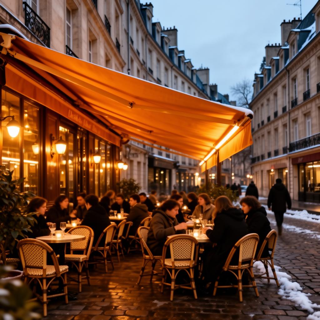 Terrasse chauffée le soir